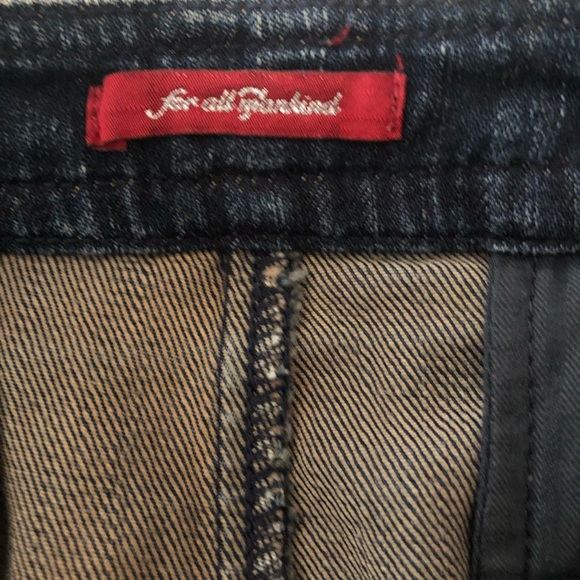 Vintage 7 for all Mankind Denim Skirt - Picture 4 of 10